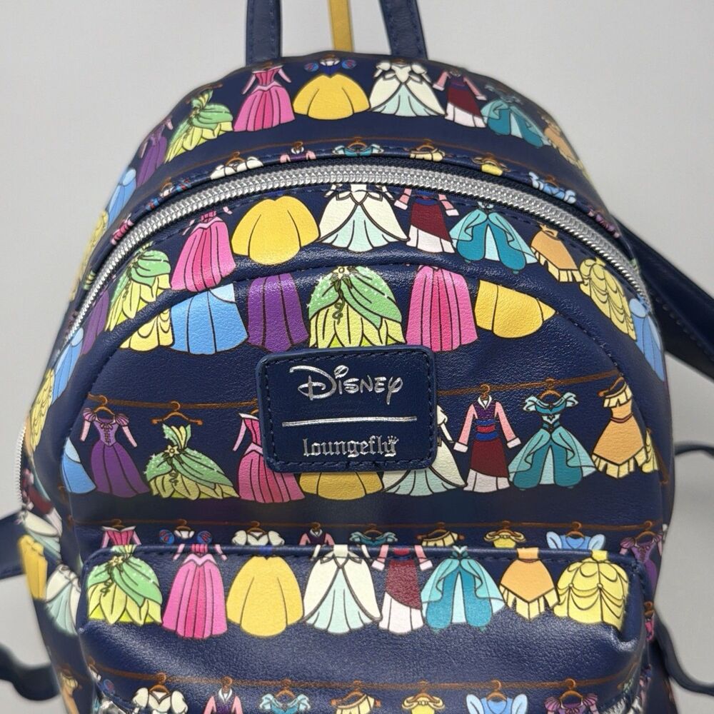Loungefly Disney Princess Dress Wardrobe Backpack Wallet STORE MODEL - Picture 4 of 13